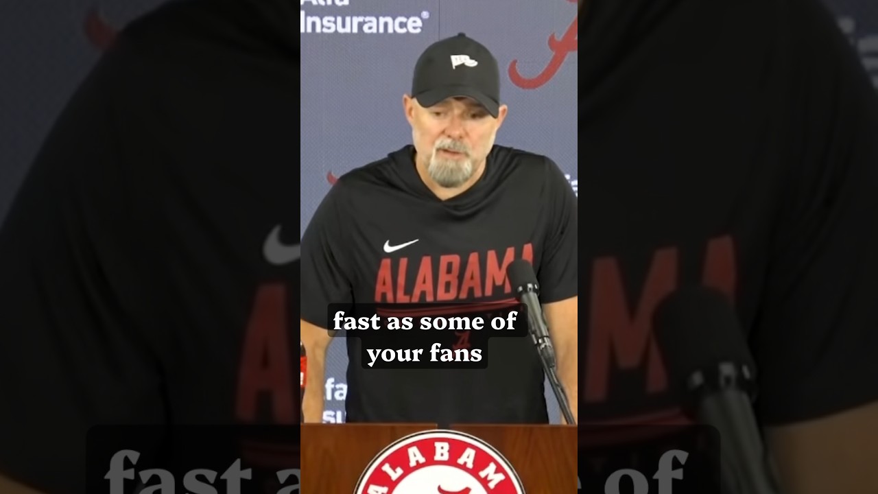 Alabama OC Calls Out Tide Fans 👀