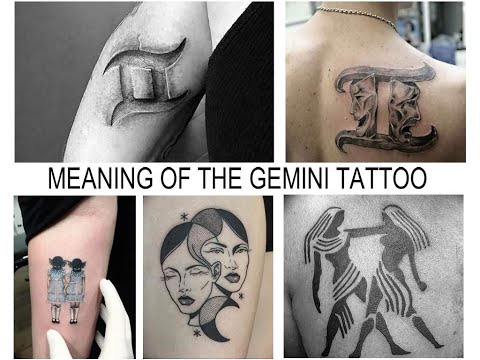 MEANING OF THE GEMINI TATTOO ZODIAC SIGN - Facts and photos for tattoovalue.net