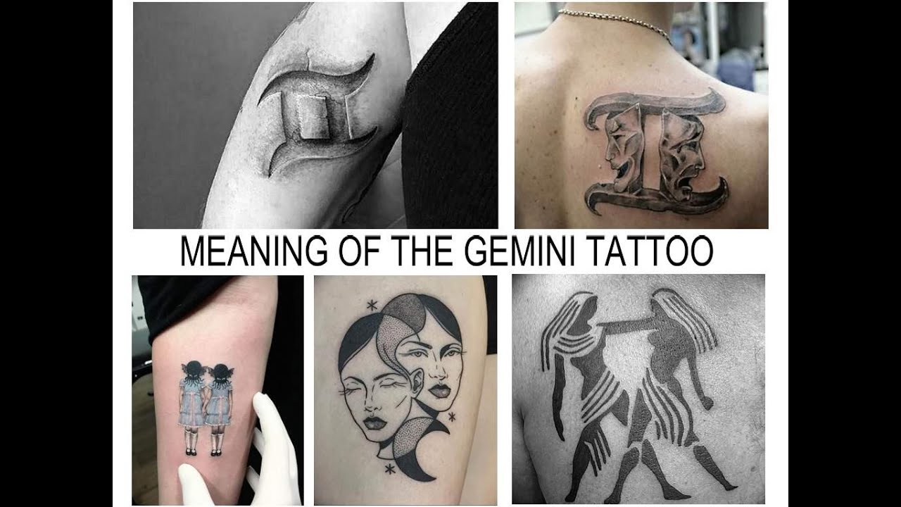 52 Unique Gemini Tattoos with Meaning - Our Mindful Life