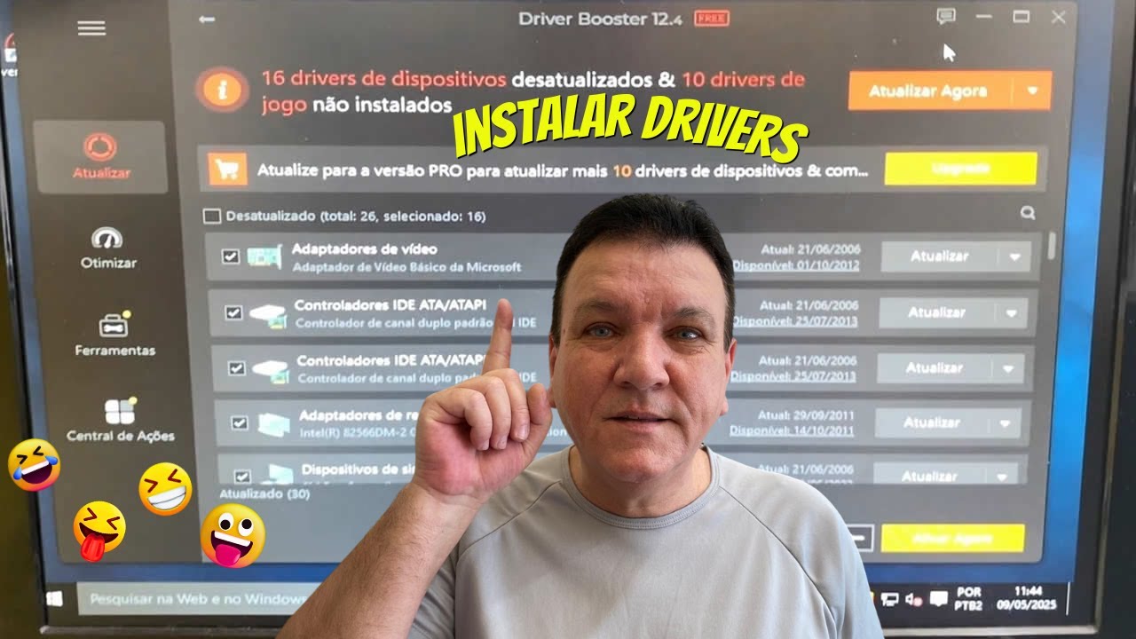 DRIVER BOOSTER GRÁTIS / GRATUITO. ESSE É O MELHOR PROGRAMA PARA ...