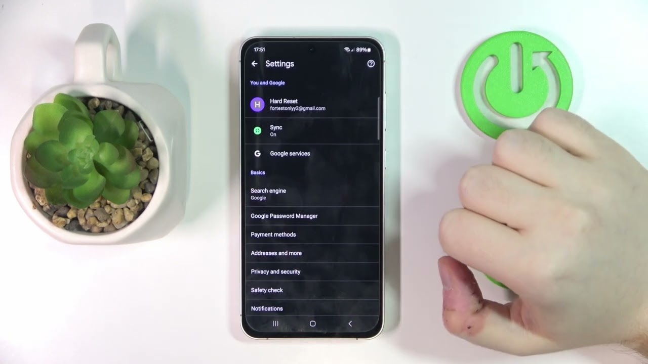 Samsung Galaxy S24 FE - Как изменить поисковую систему - Настройка параметров браузера