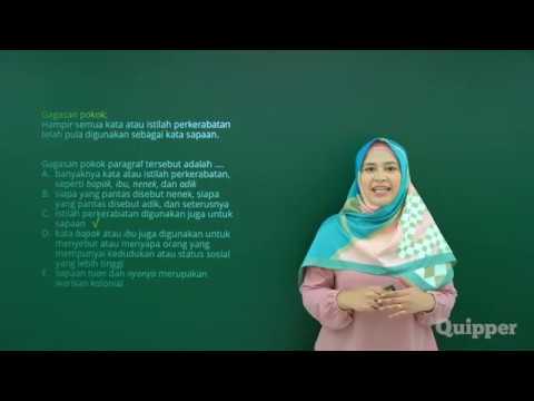 UTBK SBMPTN 2020 - Gagasan Pokok (TPS Bahasa Indonesia) - YouTube