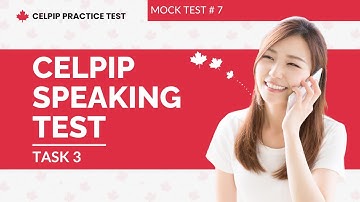 CELPIP Speaking Task 3: Describing a Scene Sample Question with Answers (Mock Test #7)
