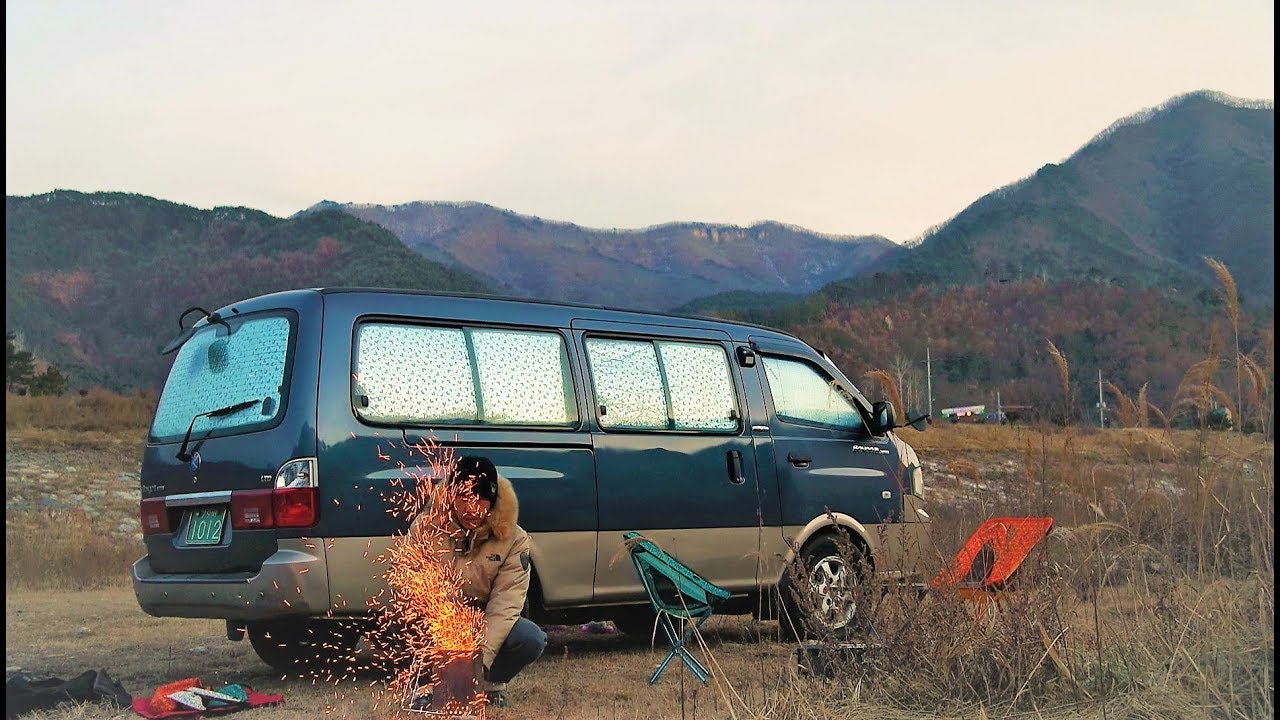 겨울캠핑 & 캠핑카 여행에 좋은 캠핑 장소! 강,산을 즐길 수 있는 캠핑장!