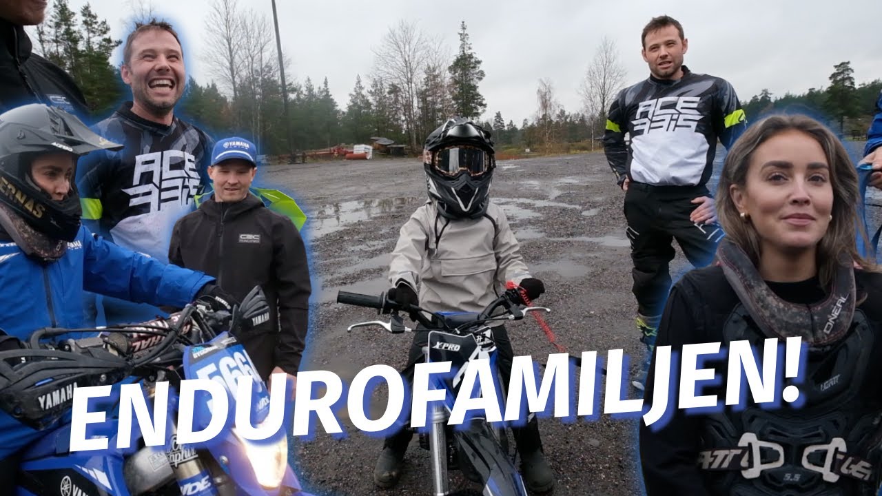 Min fru testar Enduro för första gången! (Eng Sub)