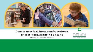 Get books to kids in low-income neighborhoods with  'If you give a child a book'