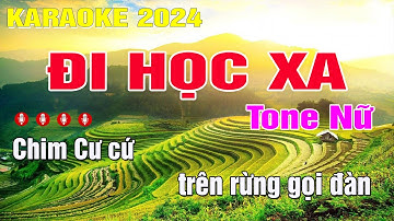 Karaoke Đi học xa | Trung Hiếu Karaoke