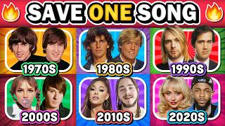 Save One Song: 6 Songs Per Decade 🎶 TOP Songs of the Decades ✨ | Music Quiz 2026
