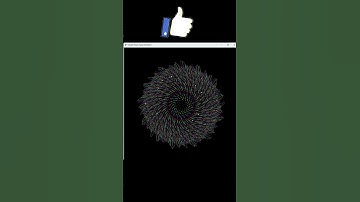 This Python Code Creates Amazing Flower Art! 🌸 #python #coding #art