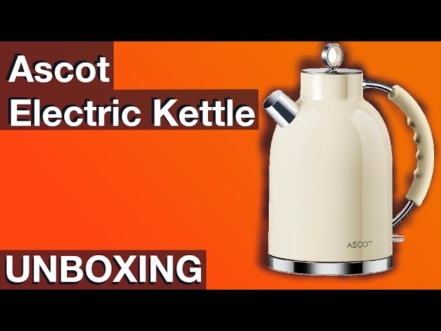 ASCOT, Kitchen, Ascot Electric Kettle Fast Boil Cordless Stainless Steel  Retro Water Kettle