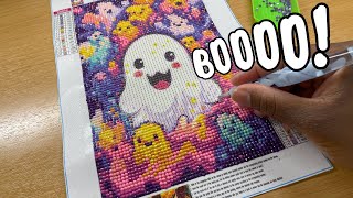 Diamond Art Painting Success! | My Second Temu Painting Is Bigger And Better!