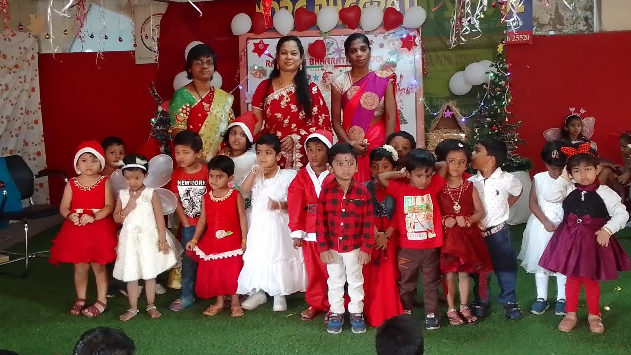 Jingle bells jingle bells dance performance by Nursery students YouTube