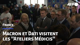 Macron et Dati visitent les 