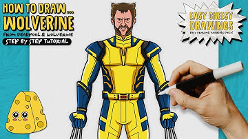 How to Draw WOLVERINE 🐺␥ (Deadpool & Wolverine) | Easy Step-By-Step Drawing Tutorial