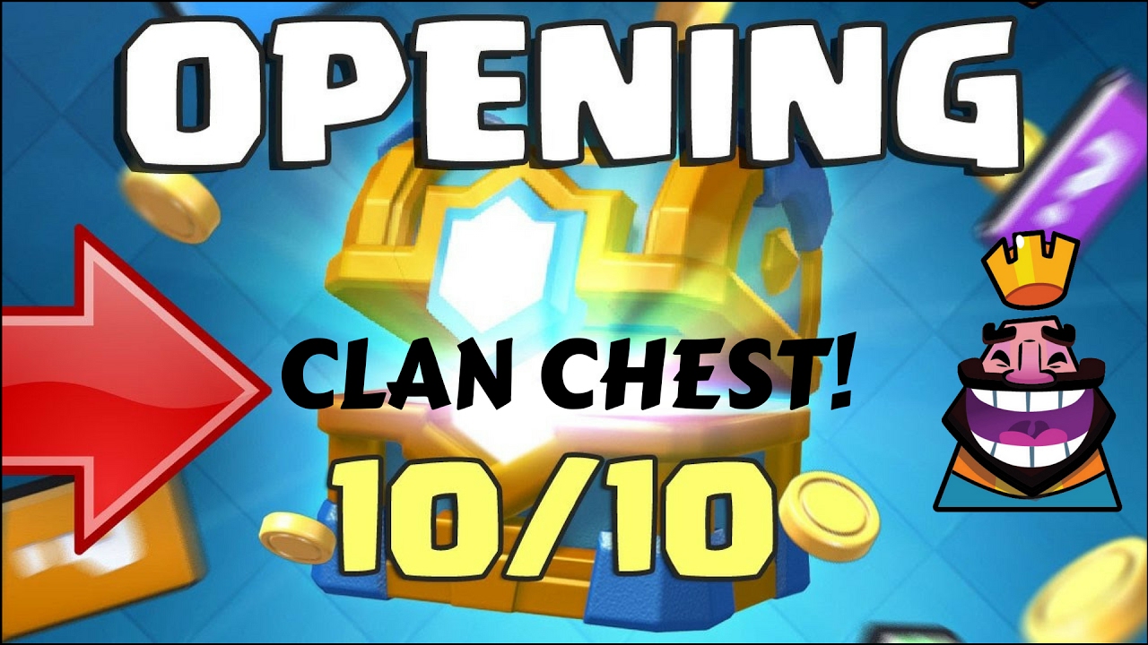 gaming logo Clash Royale | OPENING 10/10 CLAN CHEST! LEGENDARY PLEASE! #15