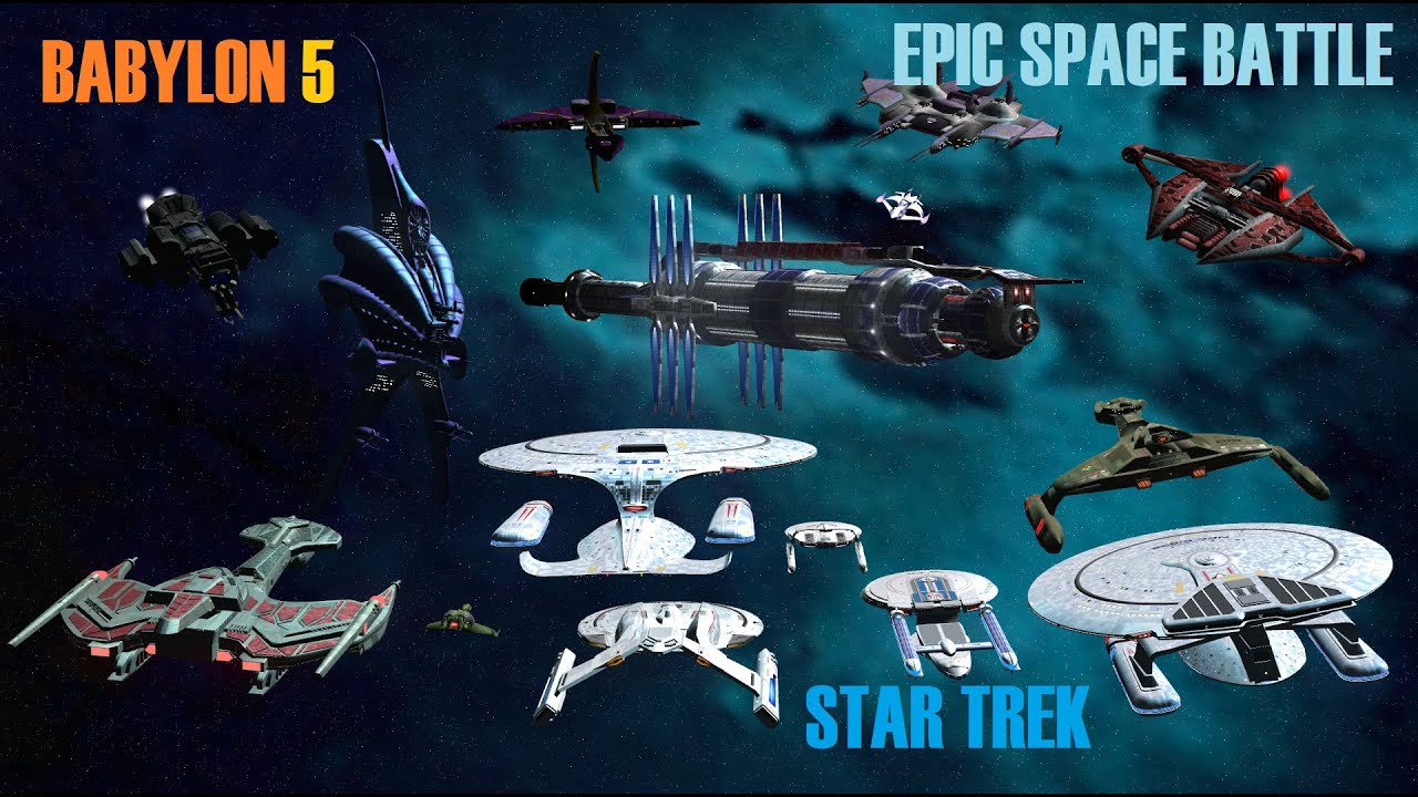 Federation vs Babylon 5 | Epic Space Battle | Star Trek Bridge Commander