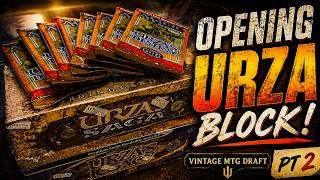 Opening MORE Vintage Urza Block Packs! | MTG Draft PT.2