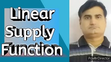 (14) Lineaire aanbodfunctie | Lineaire aanbodvergelijkingen | lineaire aanbodcurve | Aanbodfunctie