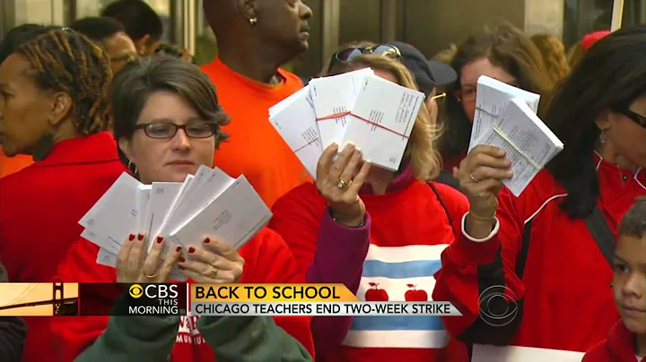 Chicago teachers end two-week strike