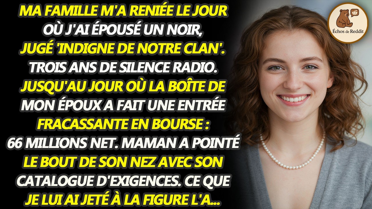 Le carillon de mon ascenseur privé a sonné à 21 heures, pile. Quand j’ai regardé l’écran de sécurité, mon sang s’est glacé : ma mère, Béatrice, se tenait là, dans son tailleur parfait, trois ans...