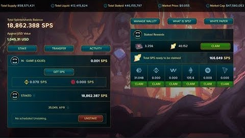 SPLINTERLANDS | SPS airdrop is over. What