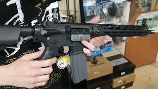 Hristo airsoft Vlog: G&G Knight's Armament SR15 E3 MOD2 M-LOK AEG airsoft puška