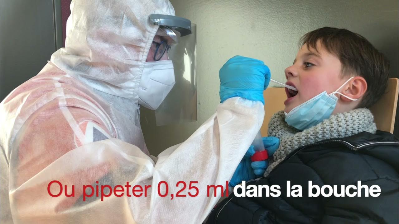 Protocole prélèvement salivaire en dépistage populationnel YouTube