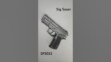 Field strip of the Sig Sauer SP2022