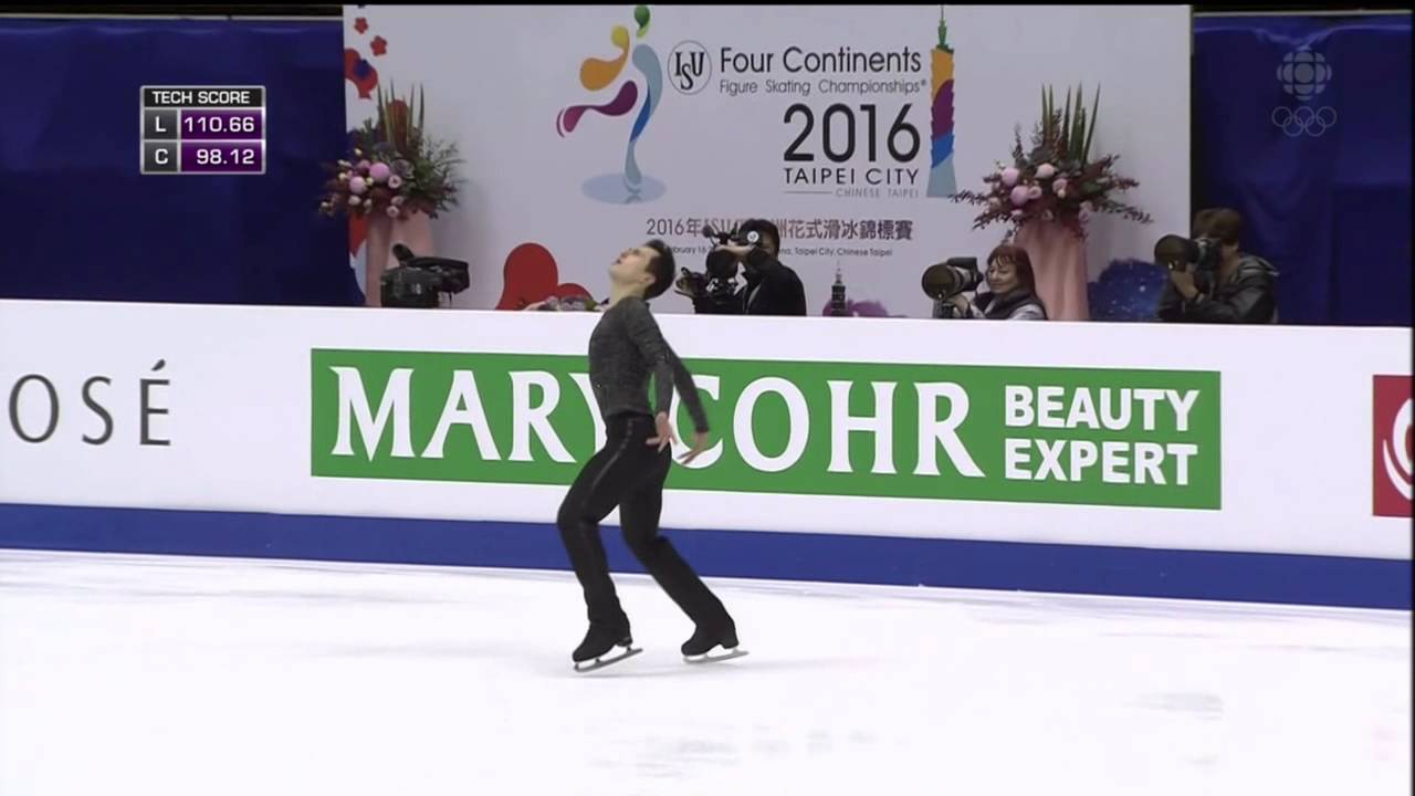 パトリック チャン 四大陸選手権16 フリー演技 解説 なし フィギュアスケートyoutube 動画blog