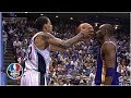 Kobe bryant doesnt flinch when matt barnes fakes pass at his face  nba highlights