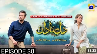 Dil-E-Nadan Episode 30 - Eng Sub - Mikaal Zulfiqar - Amar Khan - Ali Abbas - 19Th November 2024