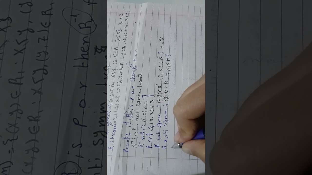 شرح مادة اسس الرياضيات الفصل الثالث العلاقات المحاضرة 13