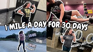 running ONE MILE A DAY for 30 DAYS 🏃🏻‍♀️| what I learned + results