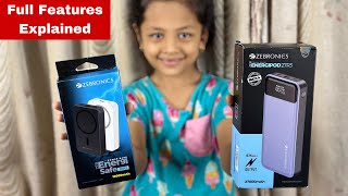 Zebronics Power Bank Unboxing 🔥 27000mah 100w & 10000mah Magsafe – Full Features Explained!