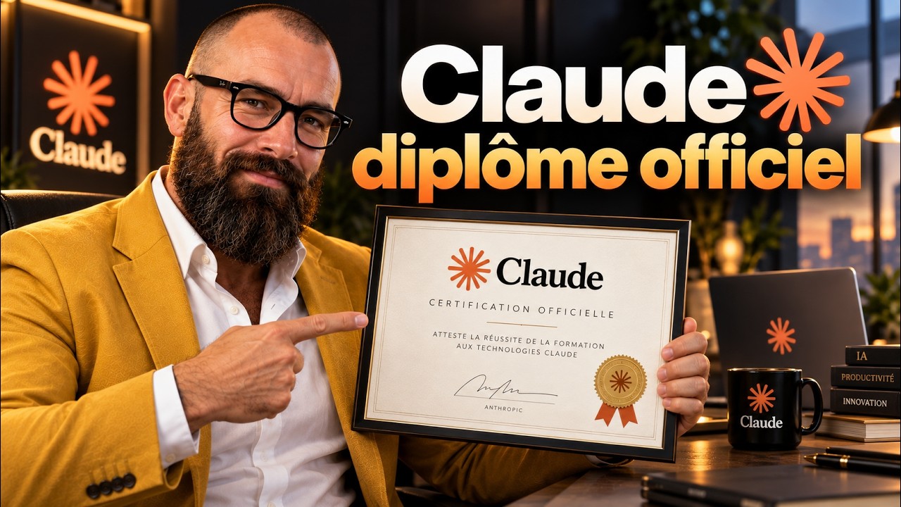 Claude Code : obtenez le diplôme officiel pour être embauché !