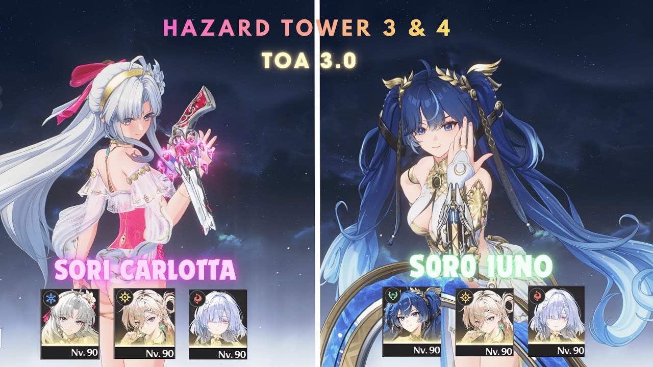 S1R0 Mornye x Carlotta & Iuno | ToA Hazard Tower Floor 3 & 4 | Wuthering Waves 3.0