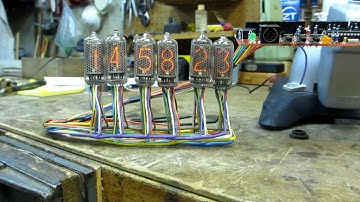 NIXIE Clock -- IN-8-2 Tubes -- PV Elec