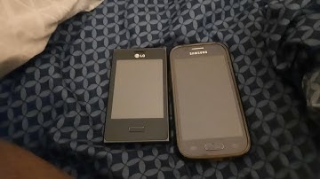 LG Optimus Dynamic vs Samsung Galaxy Stardust boot comparison and shutdown