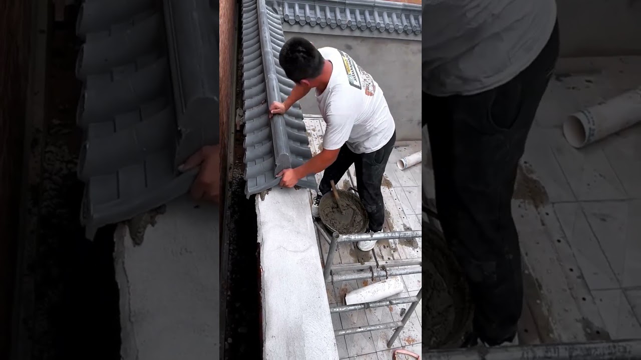 Wall cap tile installation process