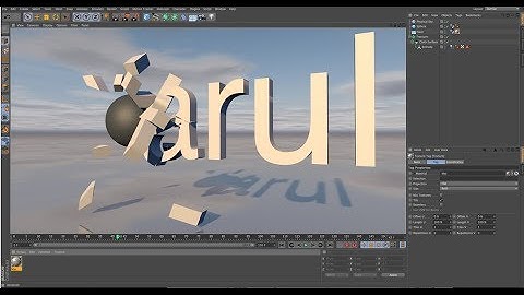 How to Shatter Text without using Plugin in Cinema 4D Tutorial