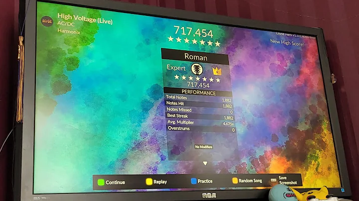 Clone Hero: High Voltage (Live) by AC/DC 100% FC expert guitar