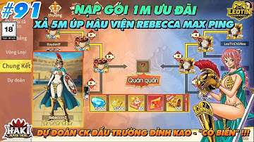 HAKI HUYỀN THOẠI - #91 BIẾN CĂNG !!! ANTI DẬY SÓNG - 5M ÚP MAX PING HẬU VIỆN ĐỎ 5 SAO ĐẦU TIÊN GAME