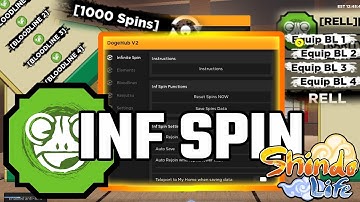 Shinobi Life 2, INFINITE SPIN SCRIPT for Bloodlines| Doge Hub V2 | OP SCRIPT