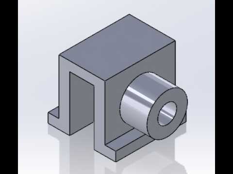 Capa de SolidWorks Tutorial #:010 How to Model a Channel Bracket with Side Boss Step by Step