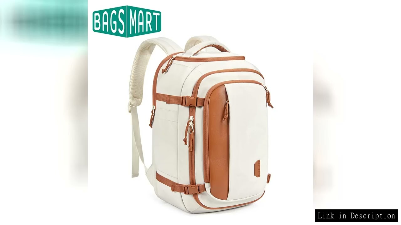 BAGSMART Travel Backpack Flight Approved  30L Lightweight Backpack for Men Women Waterproof Travel B