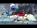 Flew Into The BERMUDA TRIANGLE - Control System Failure! Landings In Water Besiege Plane Crash