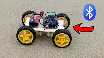 How To Make Smartphone Controlled Car At Home || Bluetooth Rock Crawler