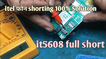 Itel it5608 Full Shorting Solution || full dead solution 100%