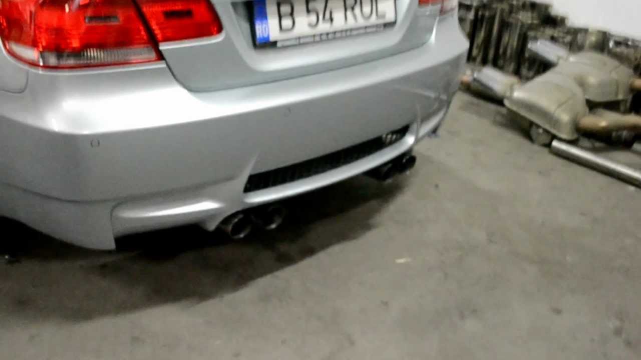 BMW M3 E92 EXHAUST BY TOPGEAR & LONGLIFE YouTube