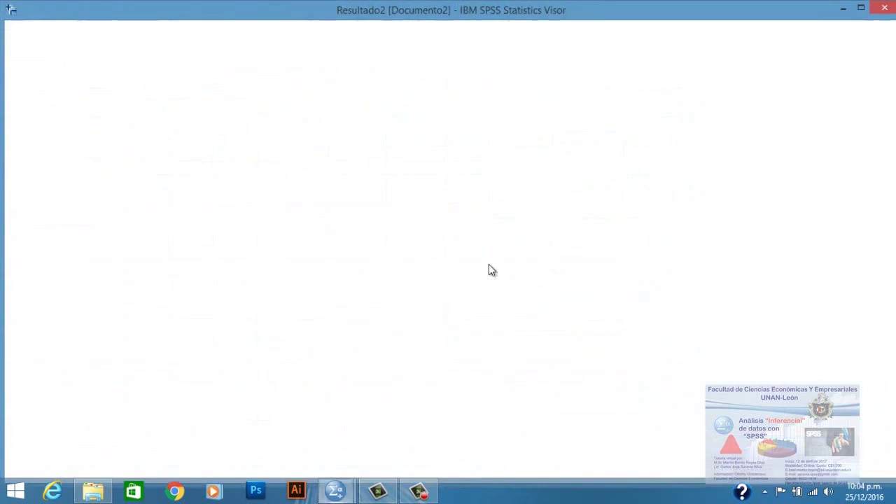 Tablas De Contingencia Y Chi Cuadrado Spss Youtube